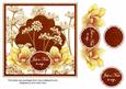 Sunrise Magnolia Just a Note 7in Time Flower Deco Topper