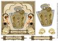 Cream Art Deco Perfume 90th Birthday 7in Decoupage Topper