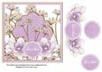 Lilac Magnolia Good Luck 7in Time Flower Deco Topper