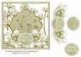 Olive Magnolia Wedding Day 7in Time Flower Deco Topper