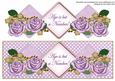 Lilac Rose Age is a Number Exlarge Dl Diamond Topper