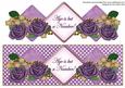 Purple Rose Age is a Number Exlarge Dl Diamond Topper