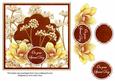 Sunris Magnolia Special Day 7in Time Flower Decoupage Topper