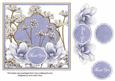 Blue Magnolia Thank You 7in Time Flower Deco Topper