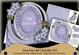 Blue Fmk Mothers Day Oval Over 3D Mini Card Kit