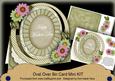 Olive Daisy Mothers Day Oval Over 3D Mini Card Kit