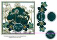 Peacock Fmk Dotty Just a Note 7in Time Flower Deco Topper