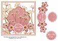 Pink Fmk Dotty Just a Note 7in Time Flower Deco Topper