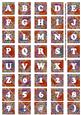 Sunrise Paisley Weave Alphabet Tile Embellishment Sheet