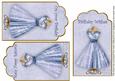 Blue Birdy Dress Birthday Mix1 Fashion Tag Sheet