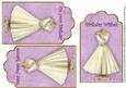 Cream Lilac Rose Dress Birthday Mix1 Fashion Tag Sheet