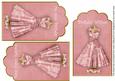 Pink Butterfly Dress Birthday Mix1 Fashion Tag Sheet