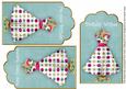 Lemon Teal Daisy Dress Birthday Mix1 Fashion Tag Sheet