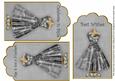Black Butterfly Dress Birthday Mix2 Fashion Tag Sheet