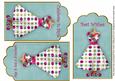 Cerise Teal Daisy Dress Birthday Mix2 Fashion Tag Sheet