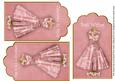 Pink Butterfly Dress Birthday Mix2 Fashion Tag Sheet