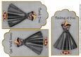Black Red Rose Dress General Mix Fashion Tag Sheet