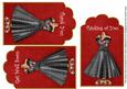 Red Black Rose Dress General Mix Fashion Tag Sheet