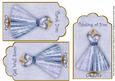 Blue Birdy Dress General Mix Fashion Tag Sheet