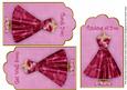 Cerise Butterfly Dress General Mix Fashion Tag Sheet