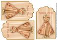 Peach Rose Dress General Mix Fashion Tag Sheet