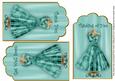 Peacock Rose Dress General Mix Fashion Tag Sheet