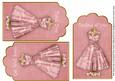 Pink Butterfly Dress General Mix Fashion Tag Sheet