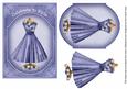 Blue Celebrate in Style 7x5inch Fashion Topper