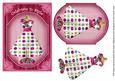 Cerise Daisy Celebrate in Style 7x5inch Fashion Topper