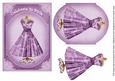 Lilac Butterfly Celebrate in Style 7x5inch Fashion Topper