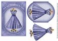 Blue Dress Daughter in Law 7x5inch Fashion Topper