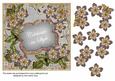 Silver Met Fleur Celebrate in Style 7in Fancy Deco Topper