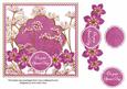 Cerise Dotty Fmk Special Day 7in Time Flower Deco Topper
