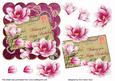Cerise Magnolia Happy Birthday 6in Step by Step