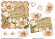 Peach Magnolia Happy Birthday 6in Step by Step