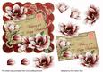 Red Magnolia Happy Birthday 6in Step by Step