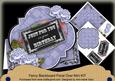 Blue Rose Just for You Blackboard Over 3D Card Kit