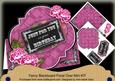 Cerise Rose Just for You Blackboard Over 3D Card Kit
