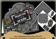 Black Rose Thank You Blackboard Over 3D Card Kit