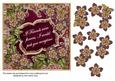 Hot Pink Met Fleur If Friends -  7in Fancy Decoupage Topper