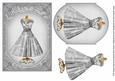 Silver Butterfly Thinking of You 7x5inch Fashion Topper