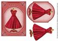 Red Dotty Thank You 7x5inch Fashion Topper