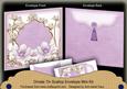 Lilac Magnolia Time 7x7inch Easy Assemble Envelope Mini Kit