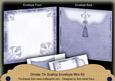 Blue Ornate 7x7inch Easy Assemble Envelope Mini Kit