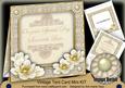 Cream Magnolia Special Day 7in Tent Card Mini Kit