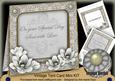 Silver Magnolia Special Day 7in Tent Card Mini Kit