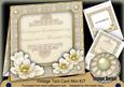 Cream Magnolia Sending Greetings 7in Tent Card Mini Kit