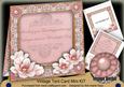 Pink Magnolia Sending Greetings 7in Tent Card Mini Kit