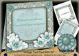 Teal Magnolia If Friends Were - 7in Tent Card Mini Kit