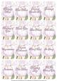 Iris Purple Matching Floral Perfume Mixed Sentiment Cards